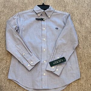 Lauren Ralph Lauren Kids Blue Button-Down Shirt